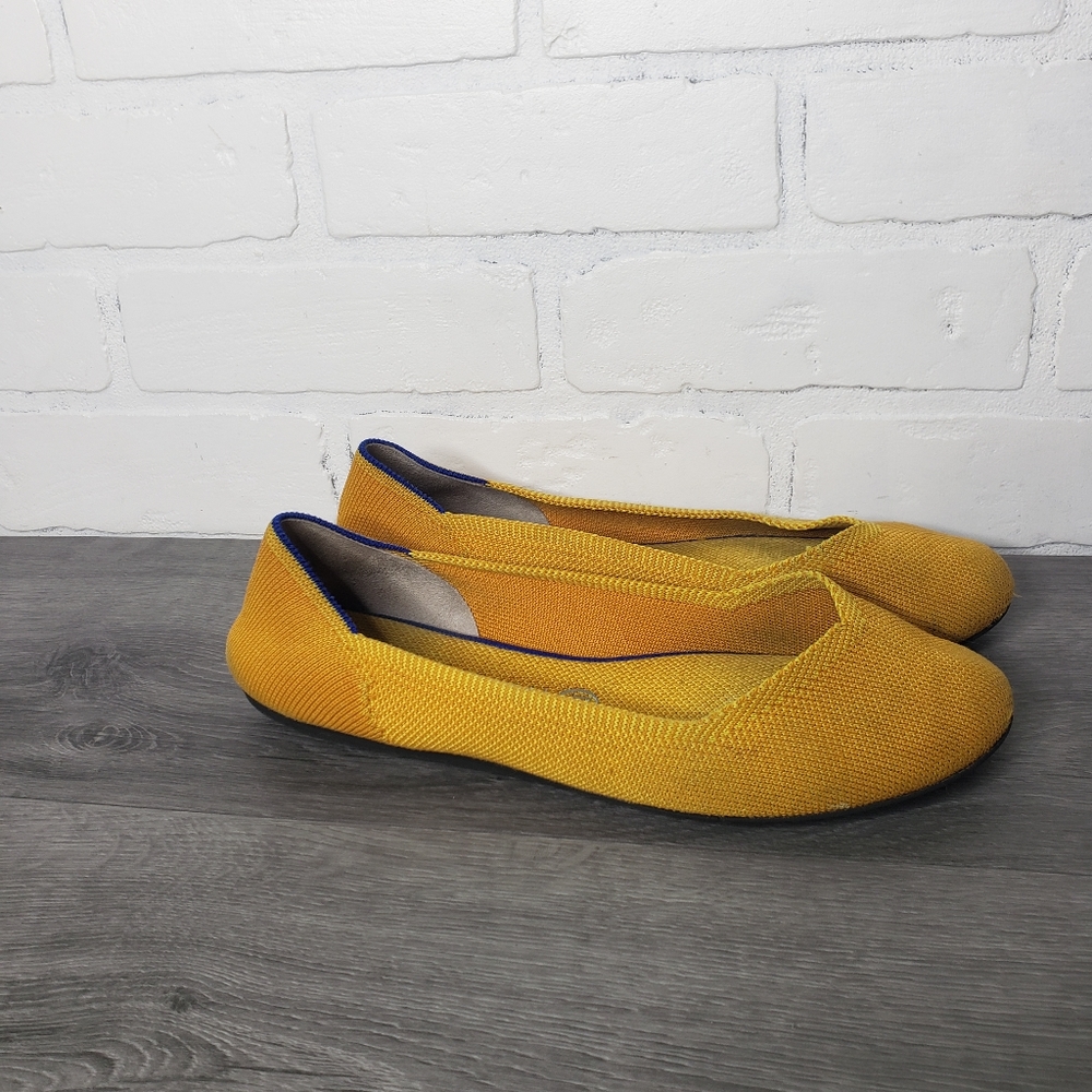 Rothy's Round Toe Ballet Flat Lemon Drop